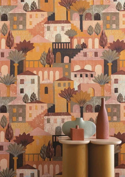 MONTEROSSO Papier peint CASAMANCE