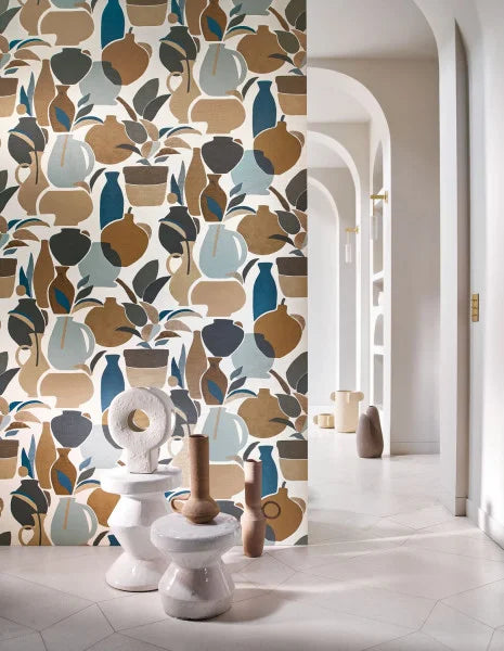 VALLAURIS Papier peint CASAMANCE