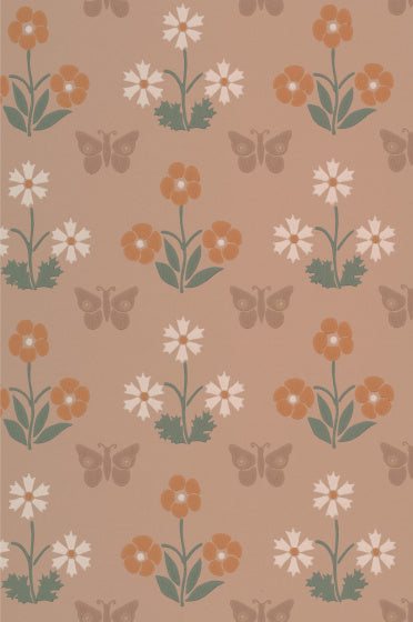 BURGES BUTTERFLY Papier peint LITTLE GREENE
