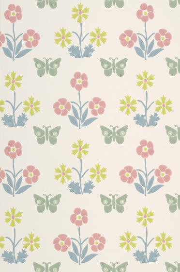 BURGES BUTTERFLY Papier peint LITTLE GREENE