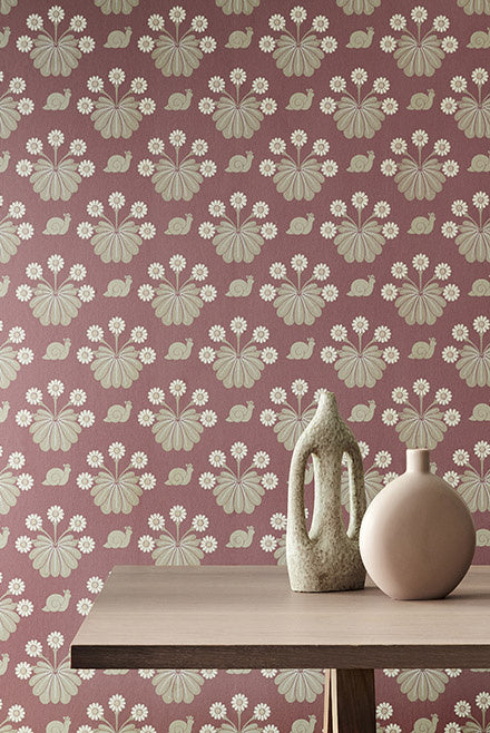 BURGES SNAIL Papier peint LITTLE GREENE