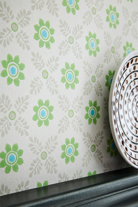 DITSY BLOCK Papier peint LITTLE GREENE