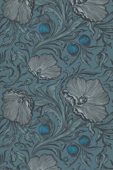 POPPY TRAIL Papier peint LITTLE GREENE
