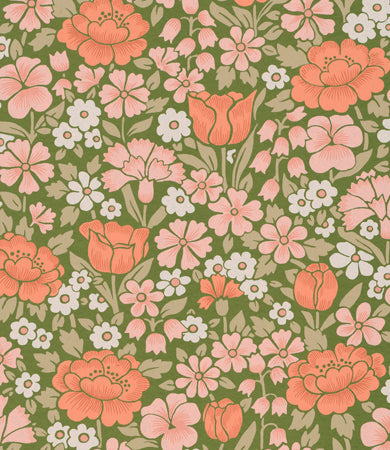 SPRING FLOWERS Papier peint LITTLE GREENE